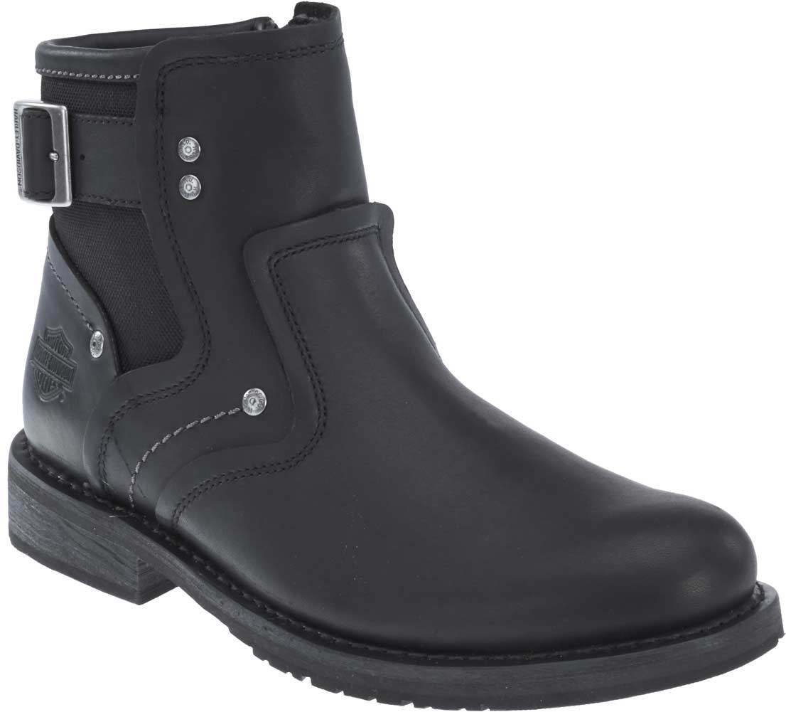 Harley-Davidson® Men's Woodruff Black Motorcycle Boots D93348