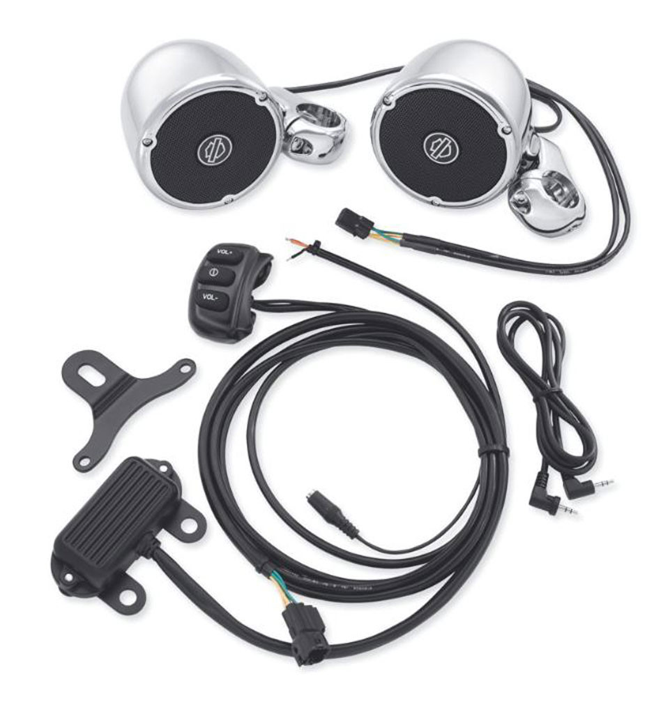 Harley-Davidson® Boom! Audio Cruise Amp & Speaker Kit, Chrome