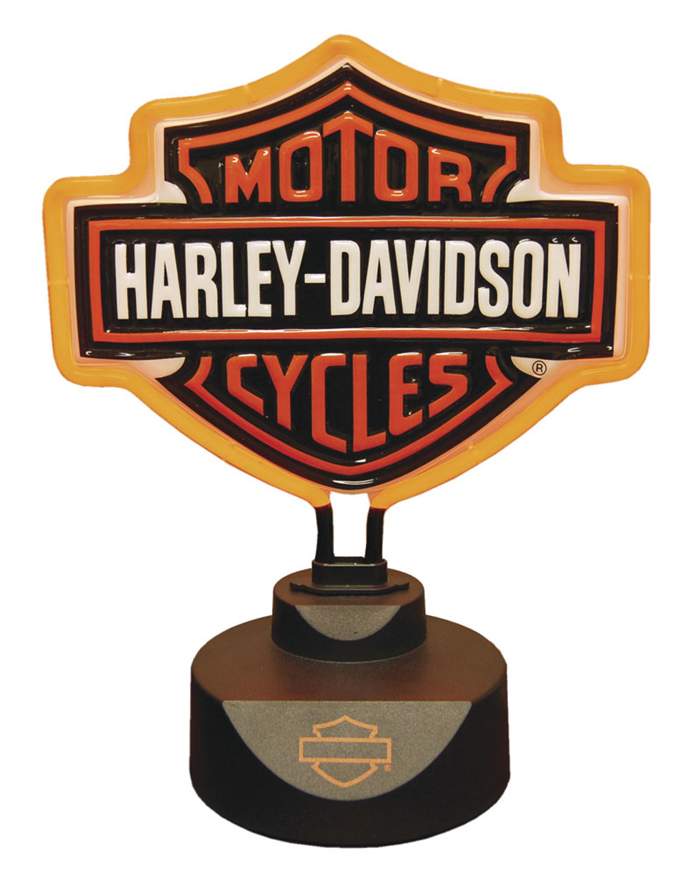 Harley-Davidson® Molded Neon Bar & Shield Logo Desk Light