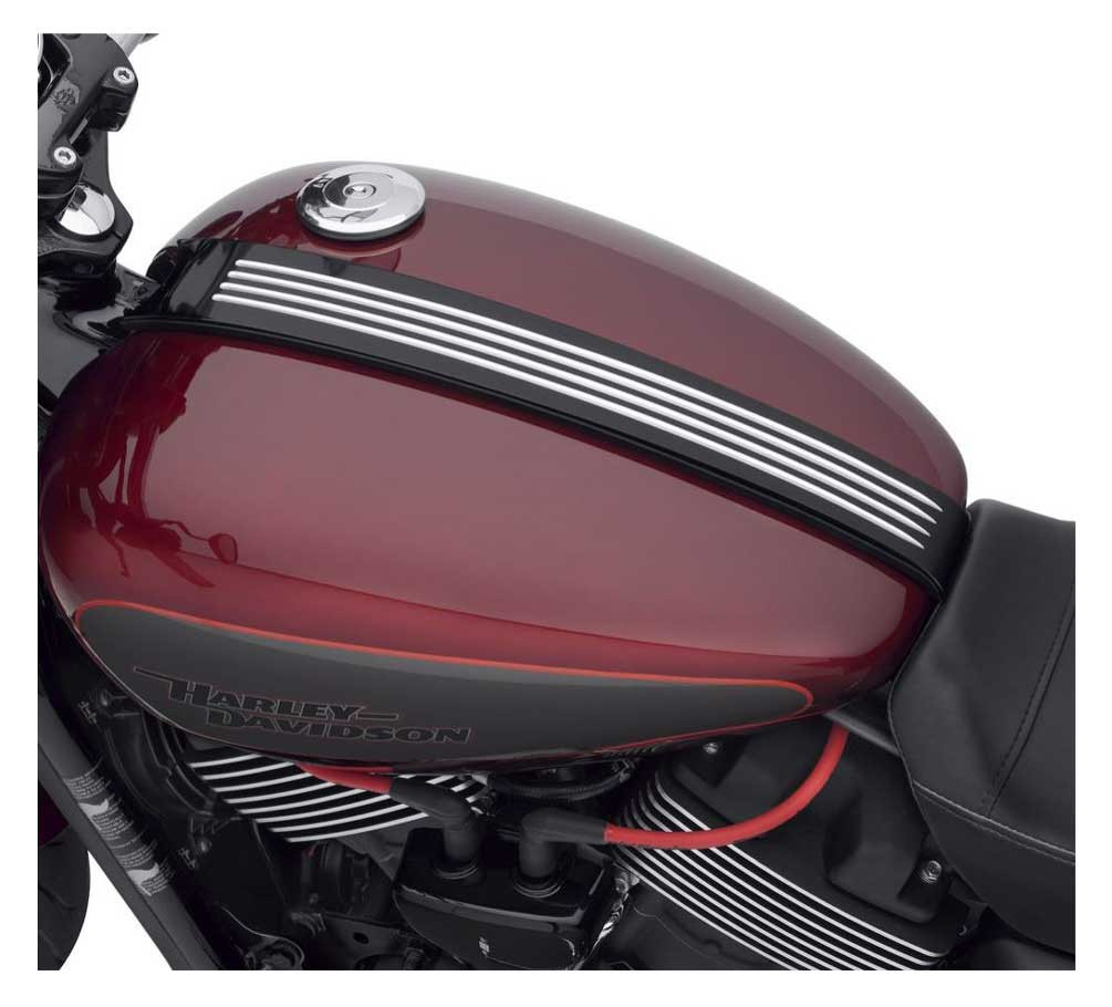 HarleyDavidson® Fuel Tank Trim, Gloss Black Machined, Fits XG Models