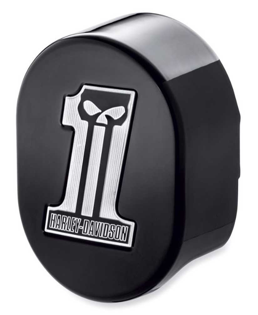 Harley-Davidson® Dark Custom Logo Horn Cover, Fits '93-Later