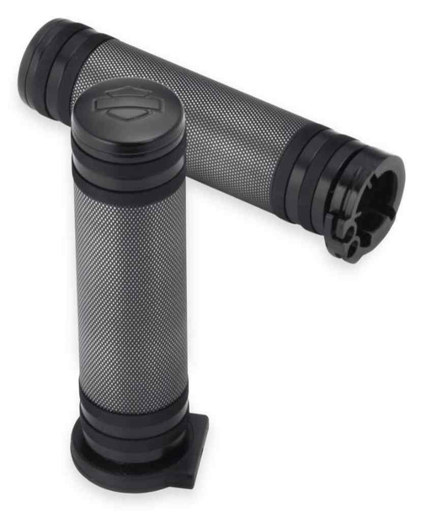 Harley-Davidson® Diamond Black Hand Grips, Fits '15-later XG