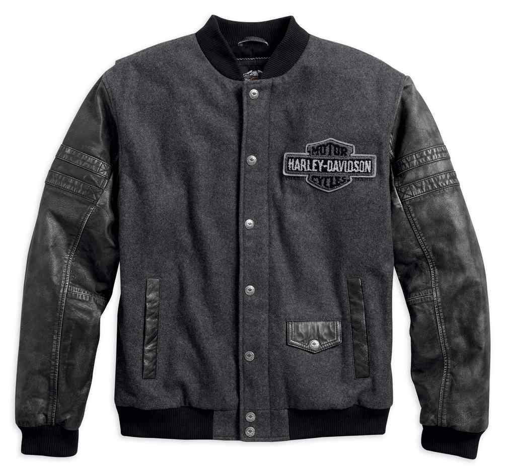 harley davidson letterman jacket