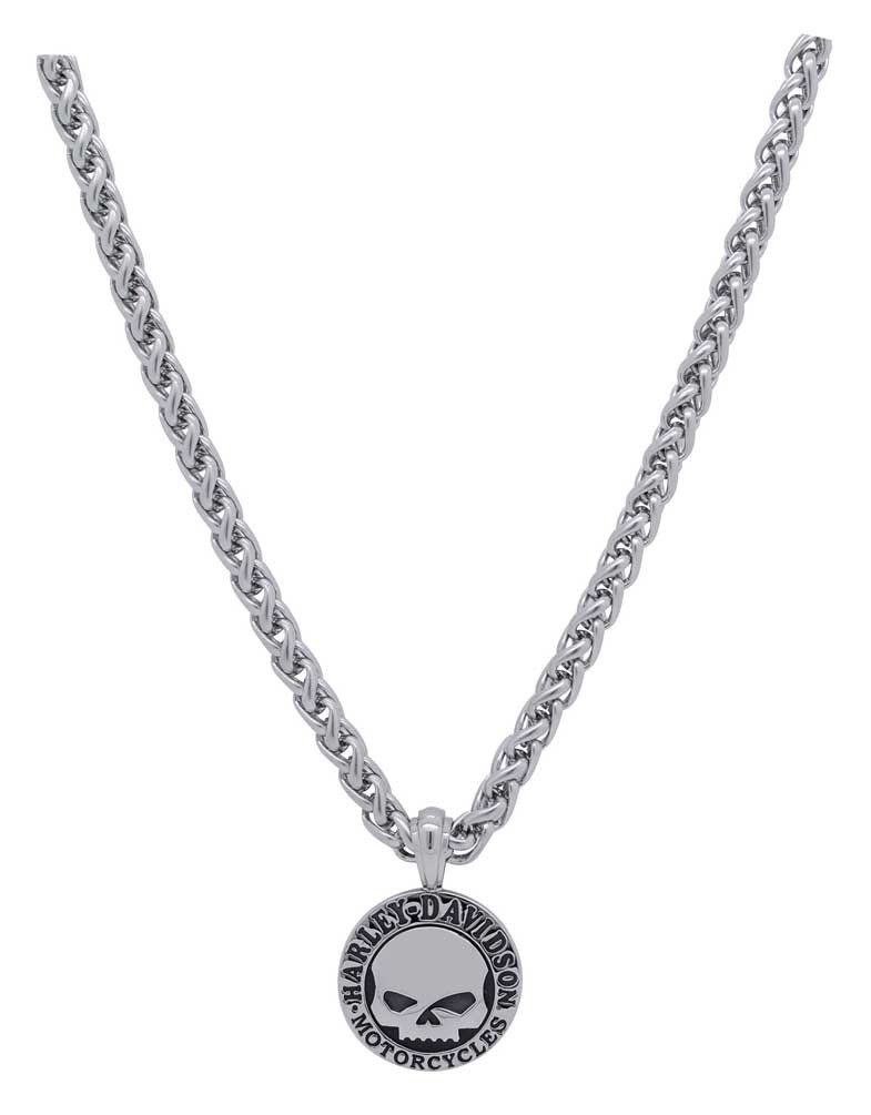 Harley-Davidson® Men's Stainless Steel Willie G Skull Disc