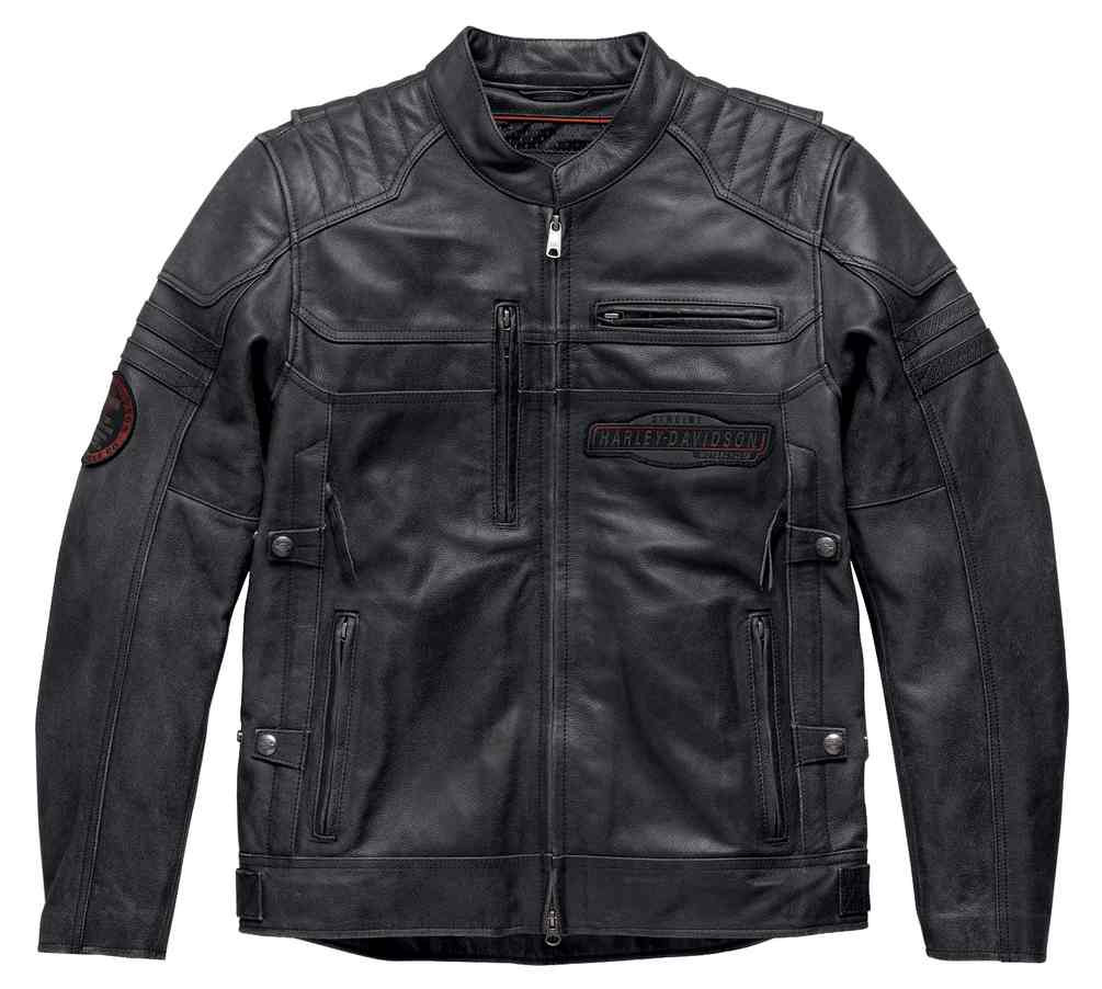 Harley-Davidson® Men's Triple-Vent System Canter Leather Jacket
