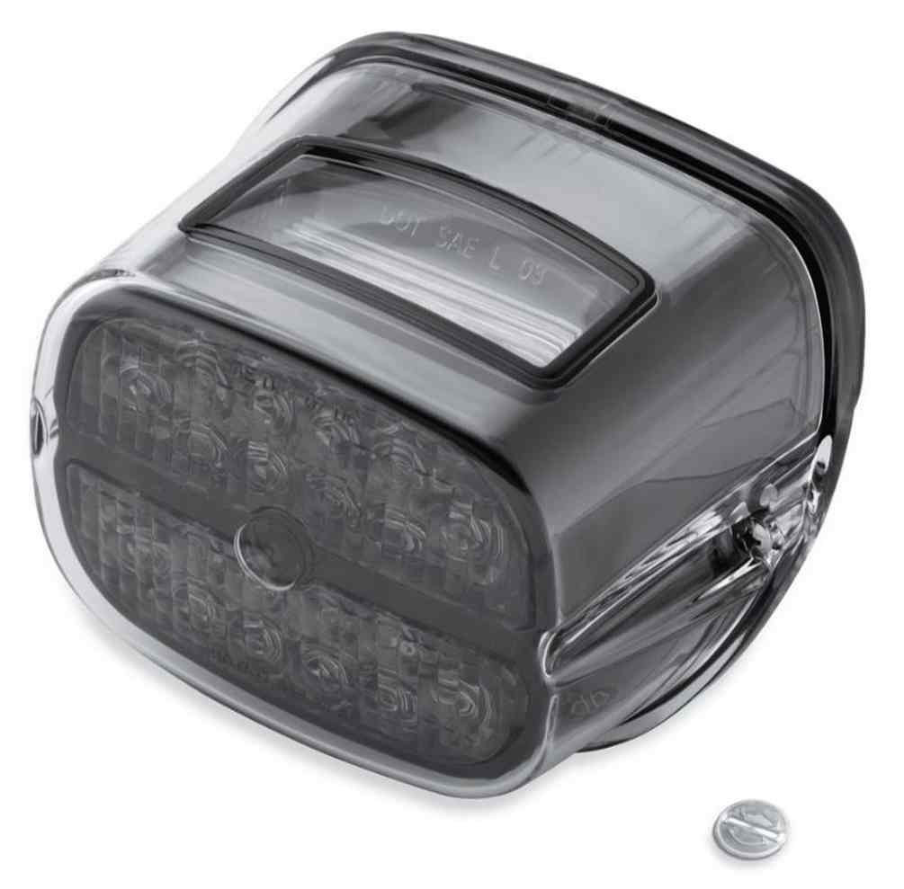 Harley-Davidson® Bar & Shield LED Tail Lamp - Smoke Lens & Black