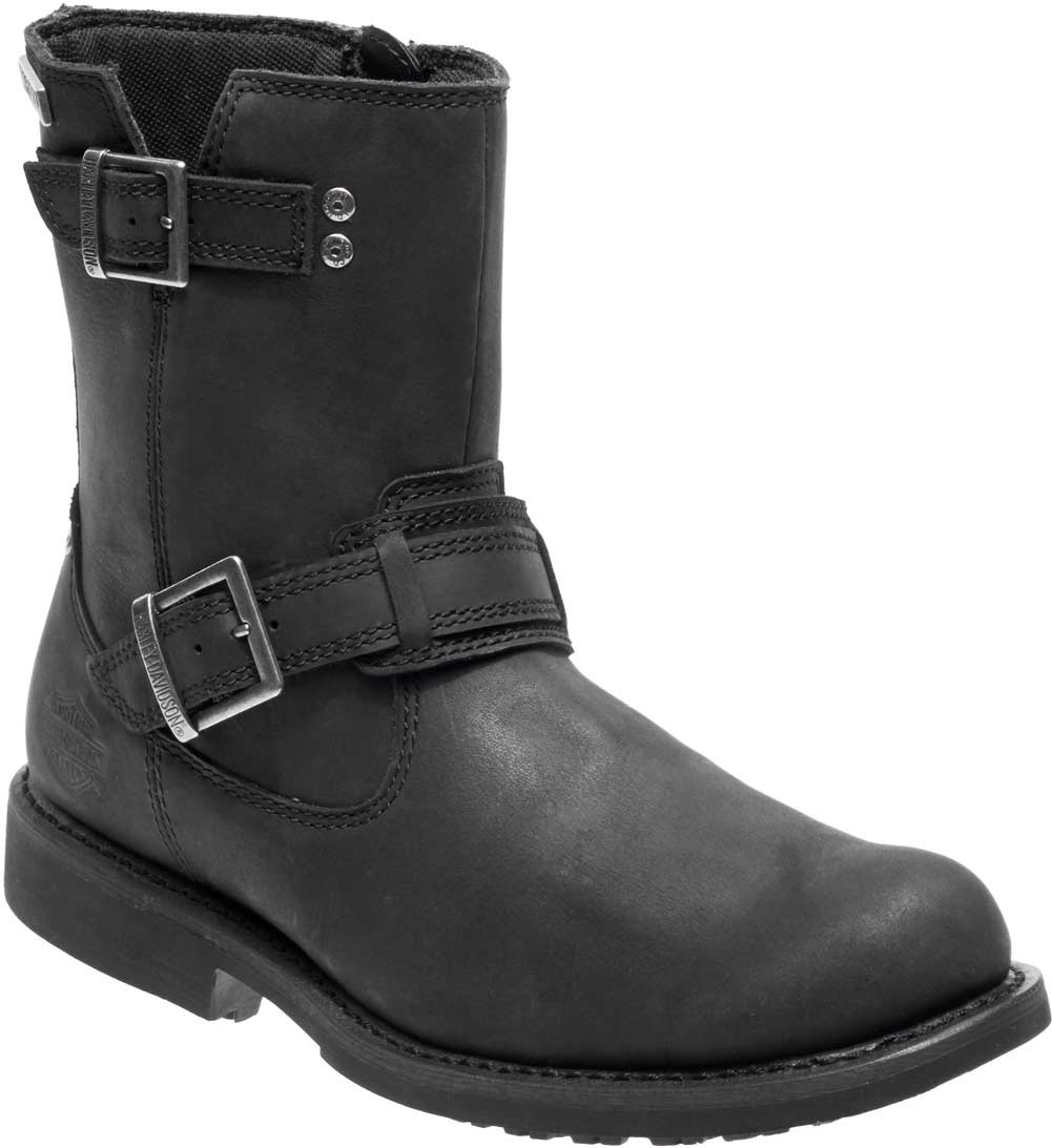 Harley-Davidson® Men's Blanchard 7.5-Inch Black Motorcycle Boots