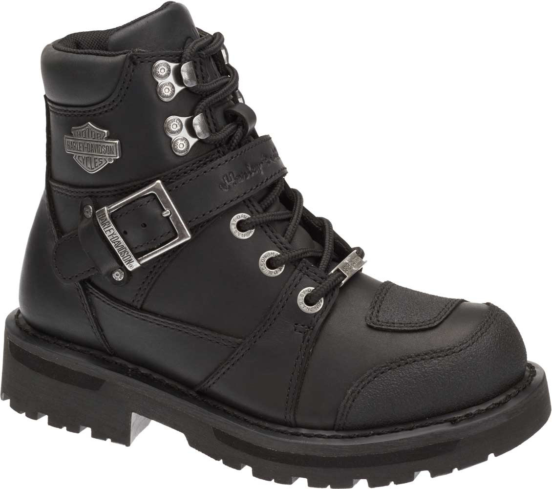 Harley-Davidson® Women's Berkner 5.25-Inch Black Motorcycle Boots
