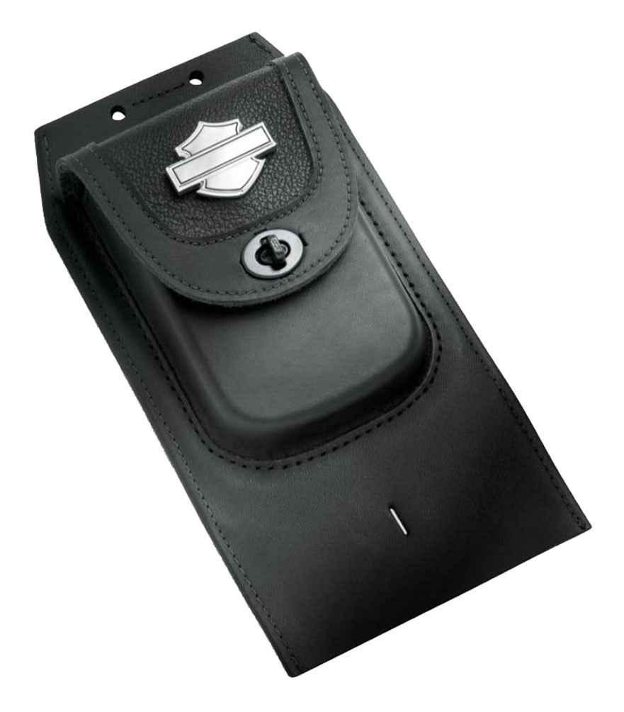 Harley Davidson マットブラックタンクカバー Harley-Davidson® Premium Tank Panel w/ Pouch, Fits Fat Boy Models