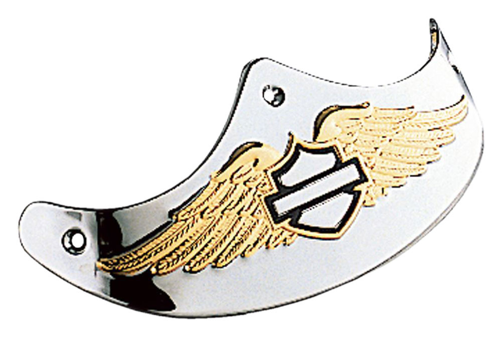 Harley-Davidson® Front Eagle Wing B&S Fender Trim, Fits Fat Boy