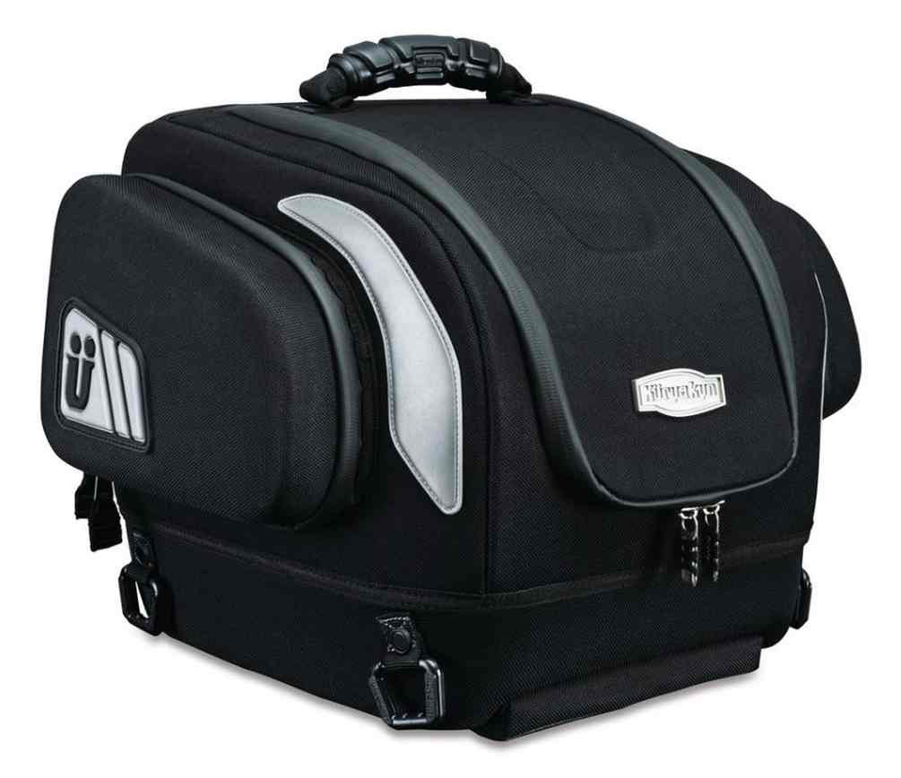 harukecyon Kuryakyn XKursion XTR1.5 Motorcycle Seat / Rack Bag - Black, 14 x