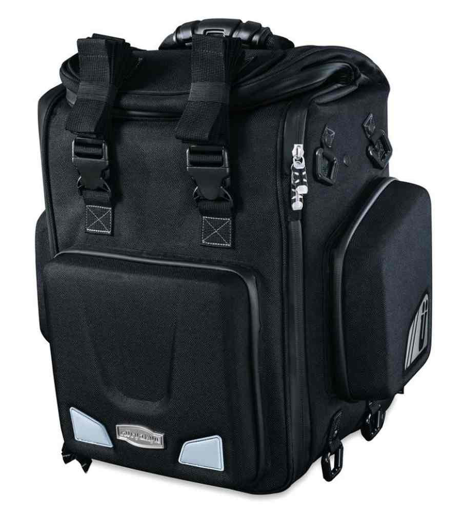 Kuryakyn XKursion XW1.5 Roller Motorcycle Rack Bag - Black, 12 x