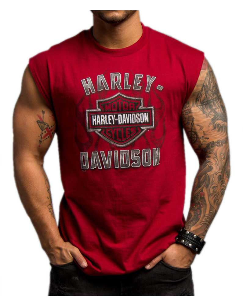 USA製 Harley-Davidson sleeveless Harley-Davidson® Women's Embellished Retro V-Neck Sleeveless Tank