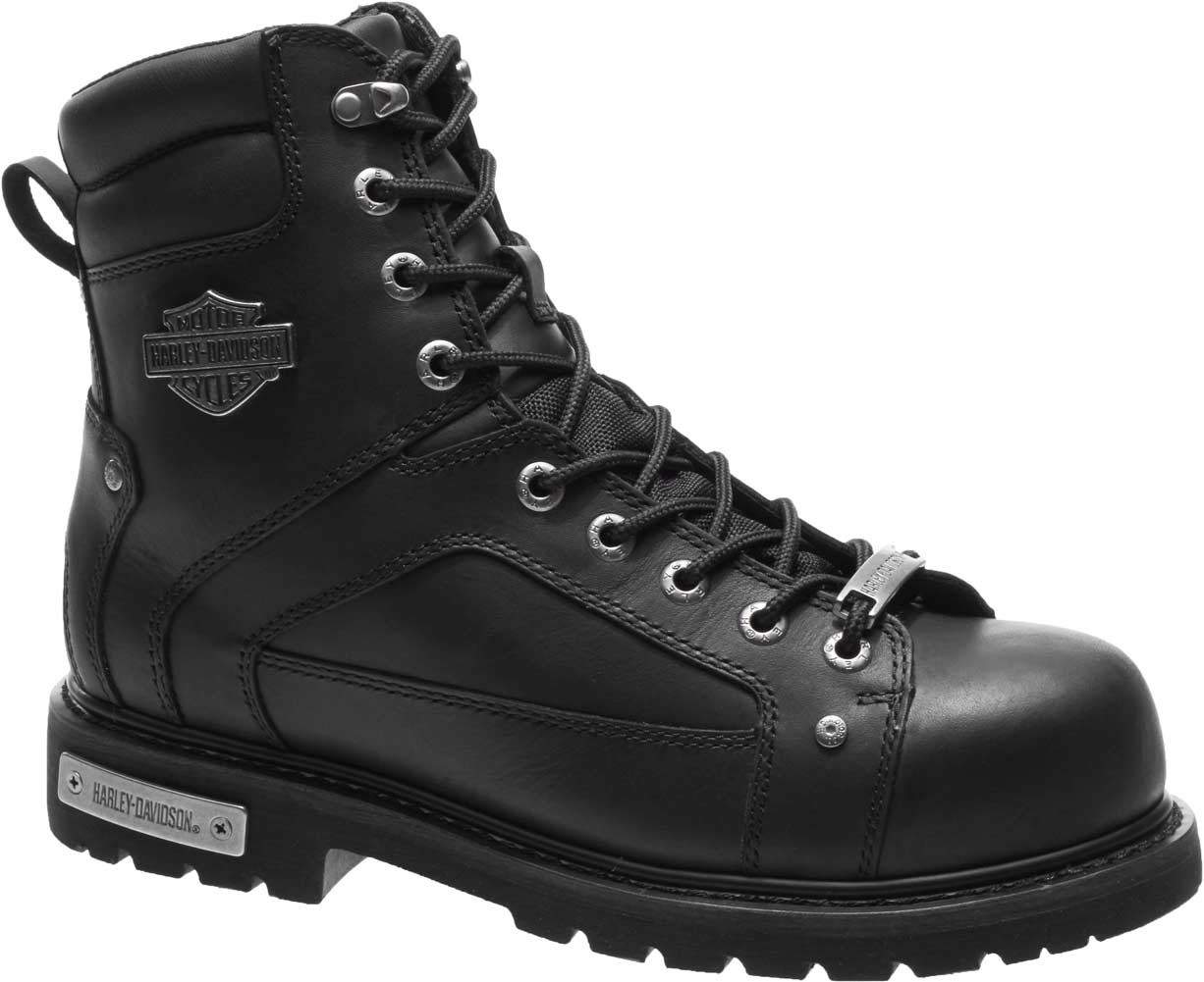Harley-Davidson® Men's Abercorn Black Safety Toe Motorcycle Boots