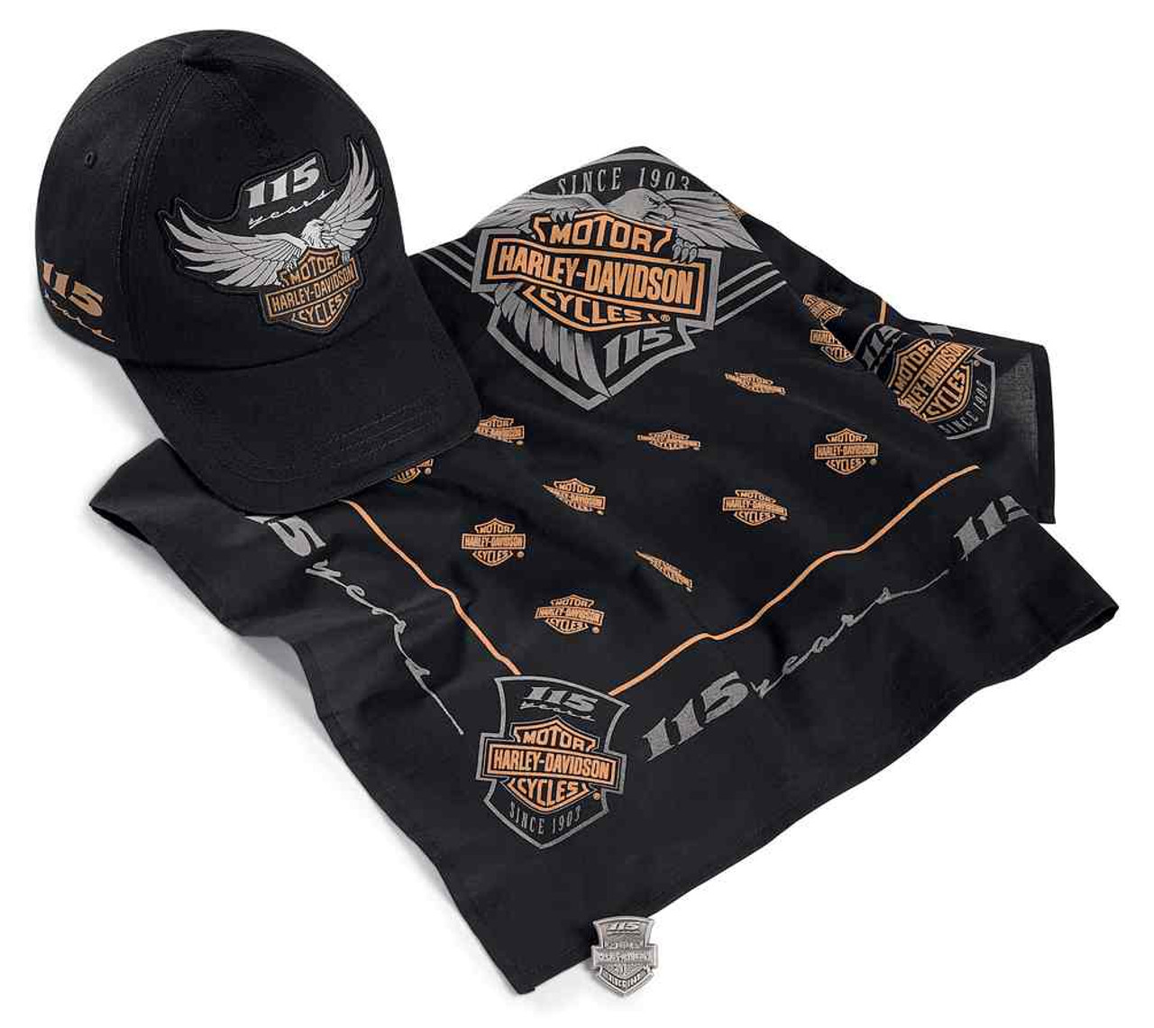 Harley-Davidson® Mens 115th Anniversary Ride Pack w/ Cap