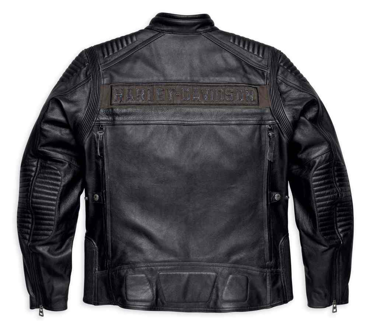 Harley-Davidson® Men's Asylum Mid-Weight Leather Jacket, Black 97188 ...