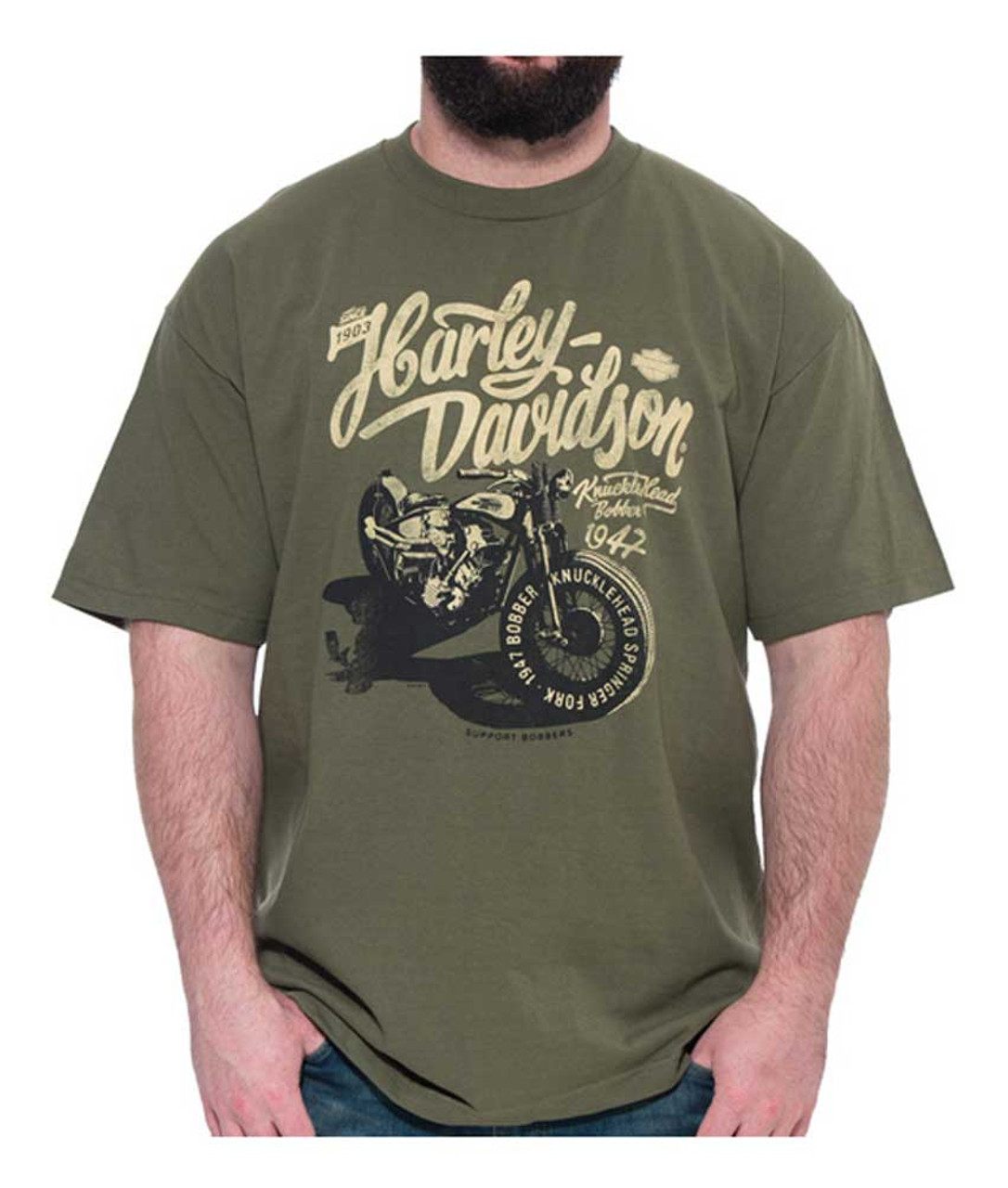 Harley-Davidson® Men's Vintage Shadow Bike Short Sleeve T-Shirt ...