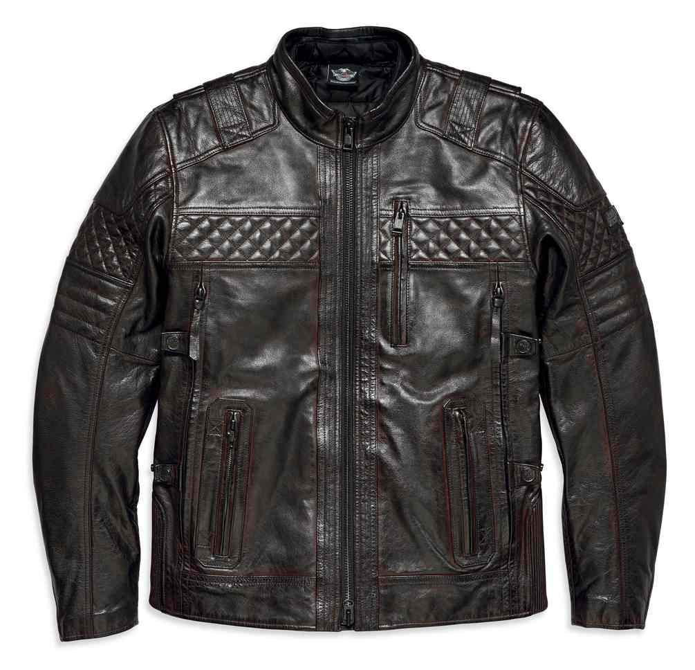 Harley-Davidson® Men's Triple Vent System Ironstone Leather Jacket
