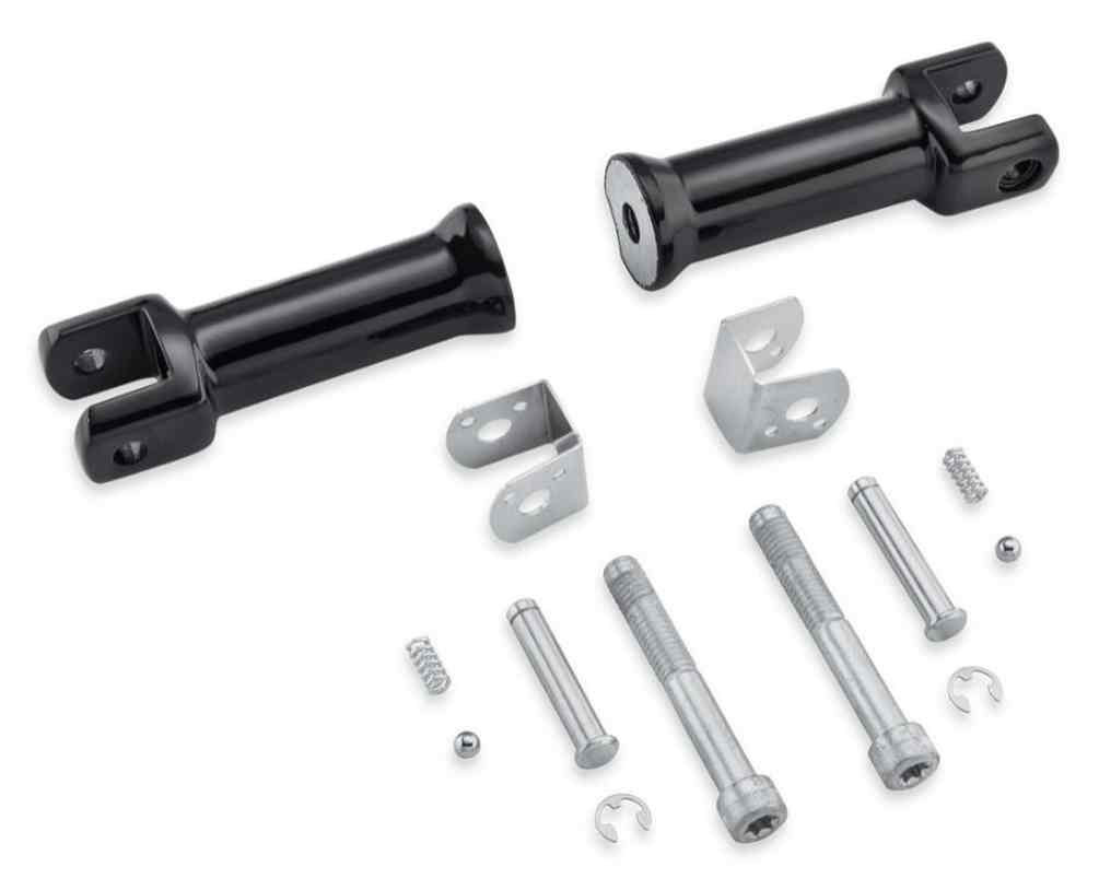 Harley-Davidson® Passenger Footpeg Support Kit - Gloss Black