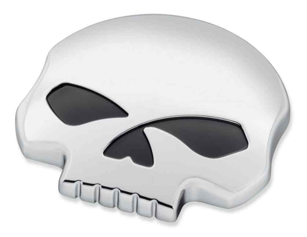 Harley-Davidson® Skull Left Side Fuel Tank Cap, Fits Softail