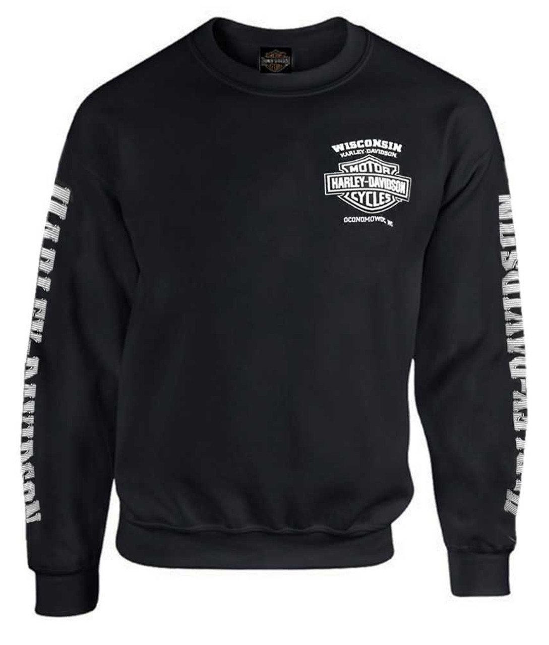 新着!【Harley Davidson】日常使いに☆スウェットシャツ Harley-Davidson® Men's Lightning Crest Fleece Pullover