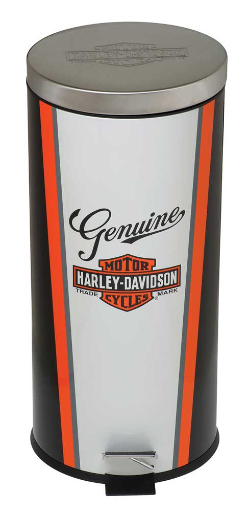 Harley-Davidson® Nostalgic Bar & Shield Garbage Can, 11.5 x 25.25