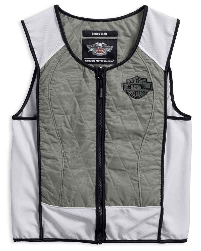 Harley-Davidson® Men's Dual Cool Cooling Vest & Cooling Kit, Gray
