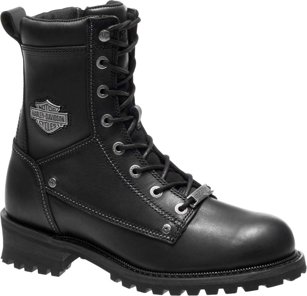 Harley-Davidson® Men's Benteen 7.5-Inch Black Leather Motorcycle