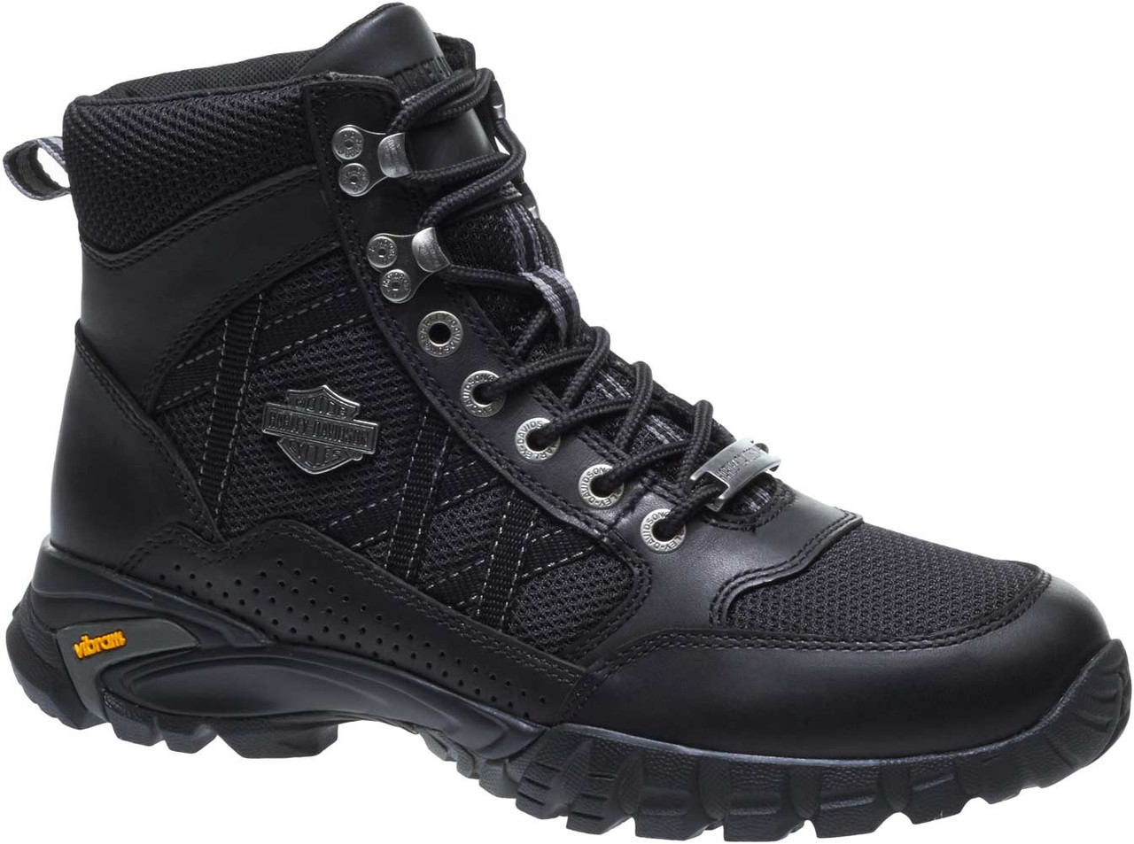 Harley-Davidson® Men's Stark 5-In. Black Leather and Mesh