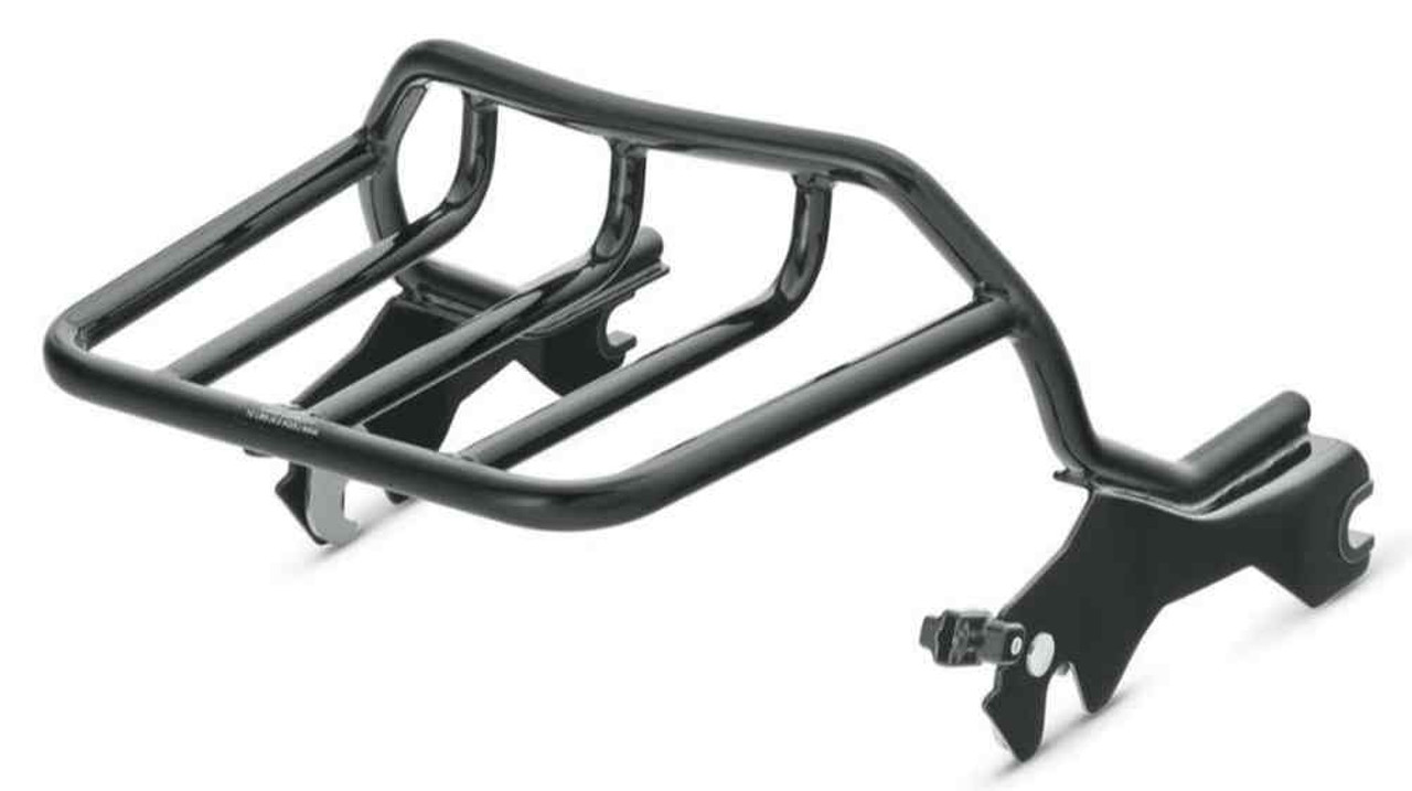 Harley-Davidson® HoldFast Two-Up Luggage Rack - Black, Softail