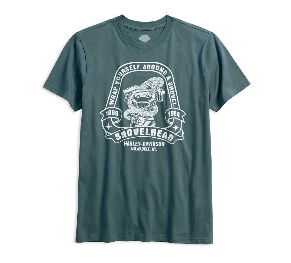 Harley-Davidson® Snake & Shovelhead Slim Fit Short Sleeve Tee