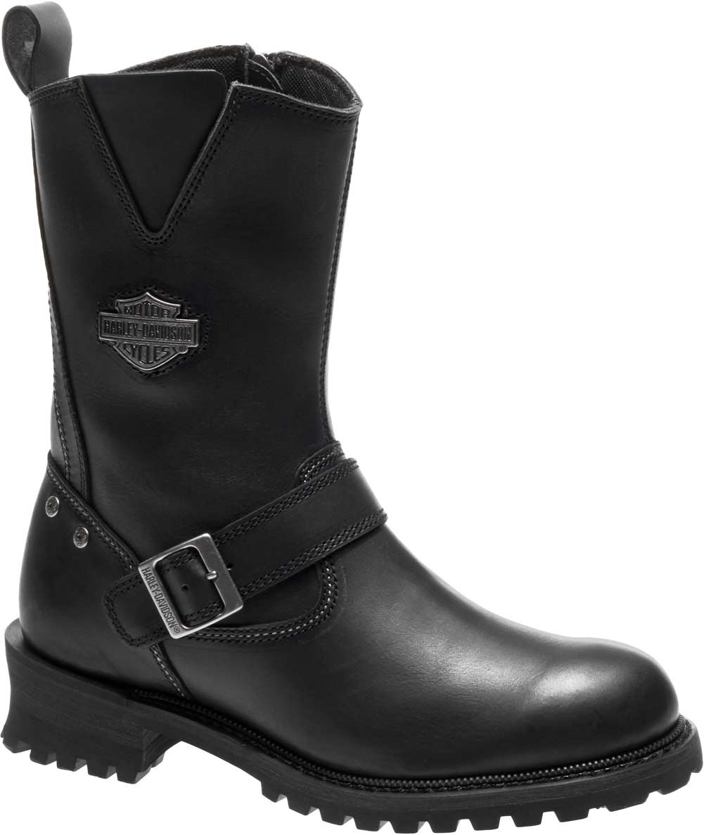 Harley-Davidson® Men's Bladen 9-Inch Black Leather Motorcycle