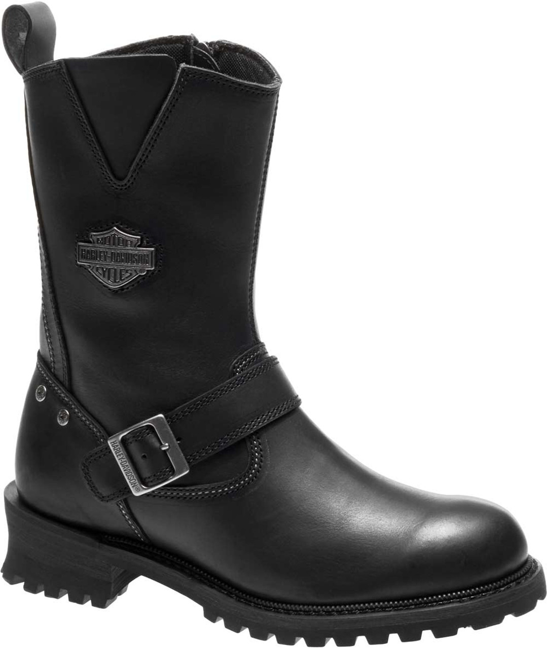 Harley-Davidson® Men's Bladen 9-Inch Black Leather Motorcycle Boots D96155