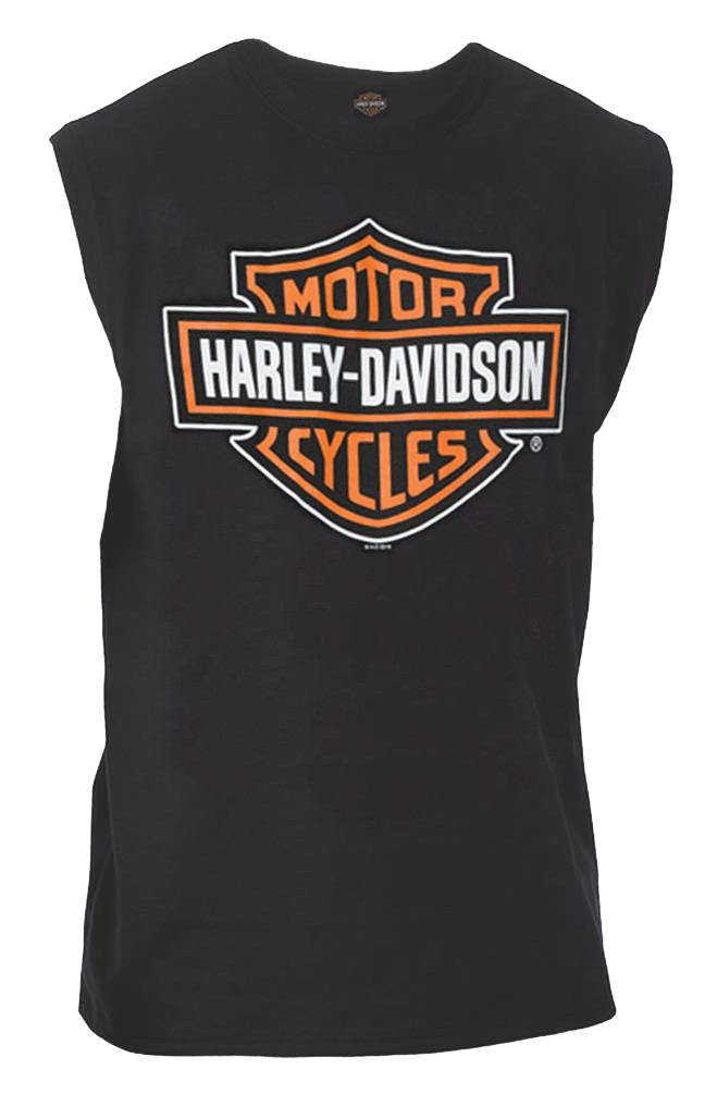 USA製 Harley-Davidson sleeveless Harley-Davidson® Men's Classic Bar & Shield Logo Sleeveless Muscle