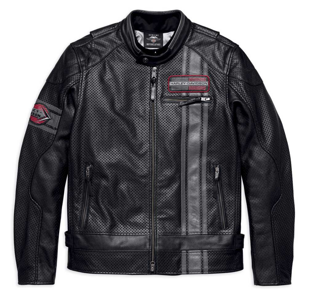 Harley-Davidson® Men's Manta Leather Jacket w/ Coolcore Technology