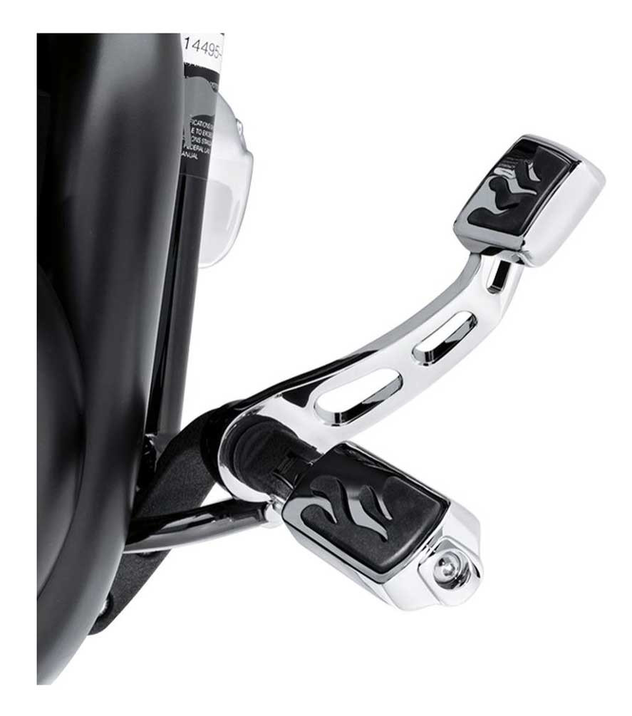 HarleyDavidson® Billet Style Rear Brake Lever Chrome, Fits Dyna