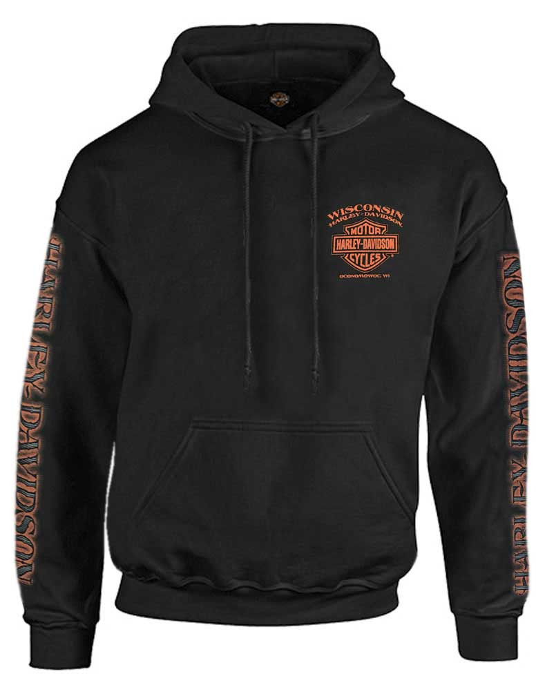 Harley-Davidson® Men's Eagle Piston Long Sleeve Pullover Hoodie