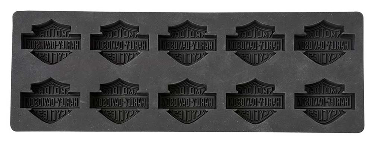 Harley-Davidson Core Bar & Shield Silicone Ice Cube Tray Black HDX-98500 