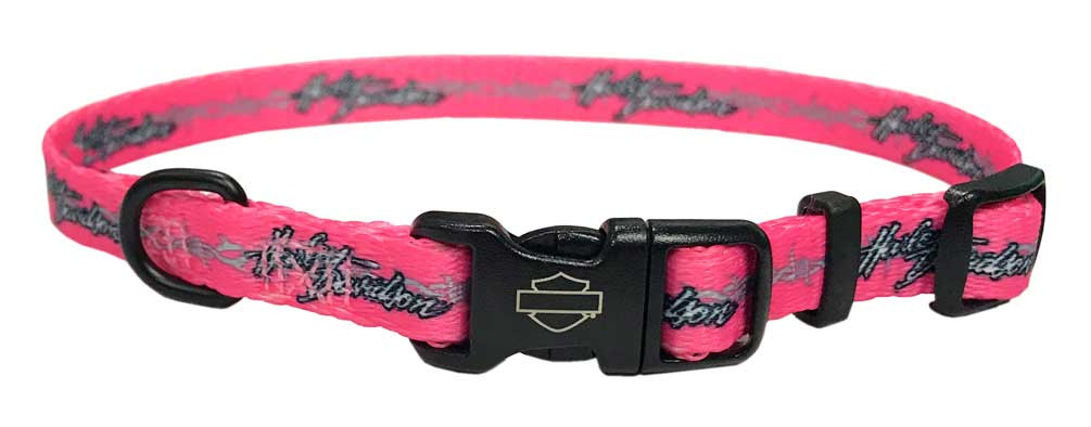 Harley-Davidson® 3/8 in. Adjustable Barbed Wire Dog Collar - XS 12