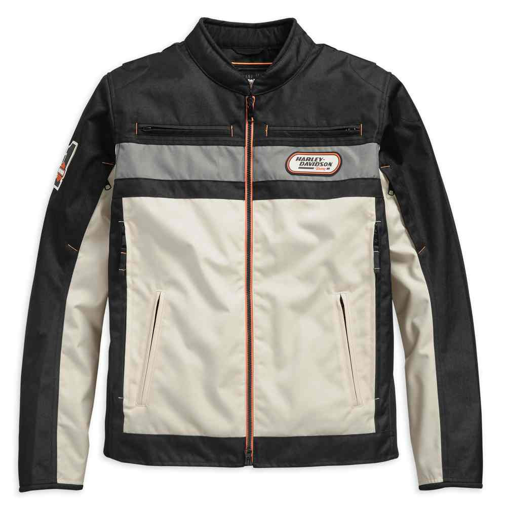 Harley-Davidson® Men's Piledriver Colorblocked Riding Jacket 98284