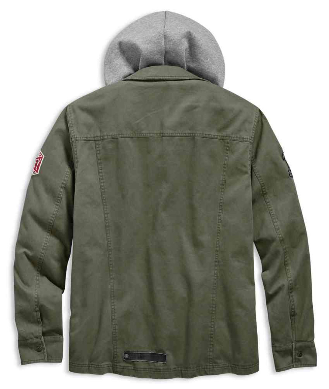 green hoodie jacket men's