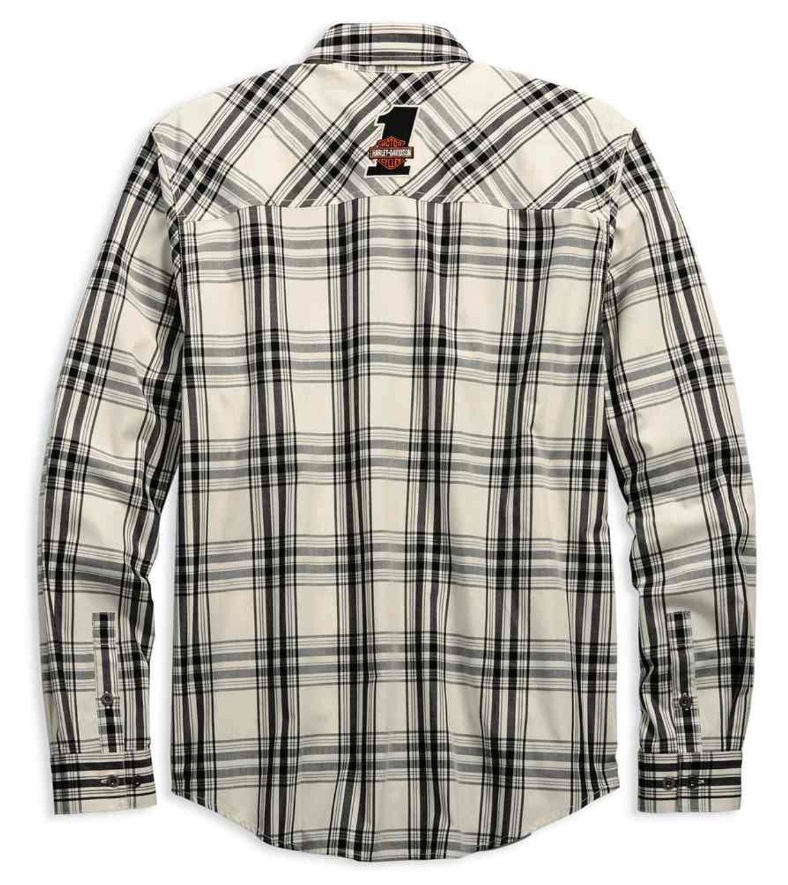 Harley Davidson Men S H D Racing Long Sleeve Plaid Woven Shirt