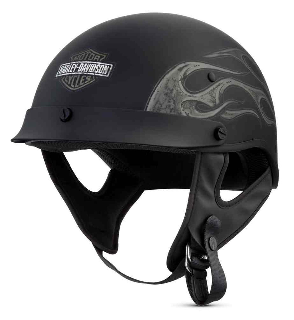 Harley-Davidson® Men's Wheeler M04 Half Helmet, Matte Black