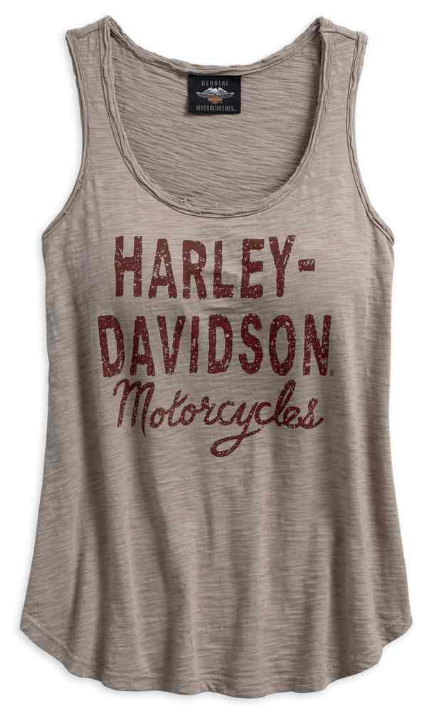Harley-Davidson® Women's Distressed Jersey Slub Sleeveless Tank