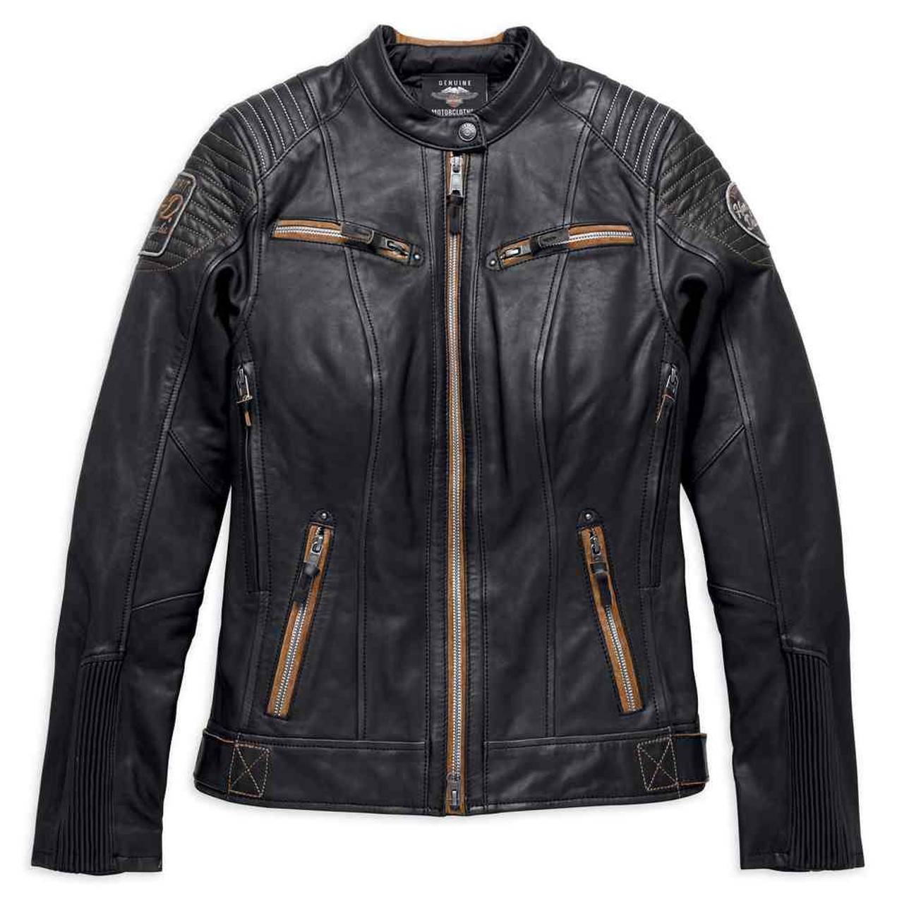 ジャケット・アウター HARLEY-DAVIDSON Leather jacket RARE New York City Harley Davidson Men's XL Leather Jacket