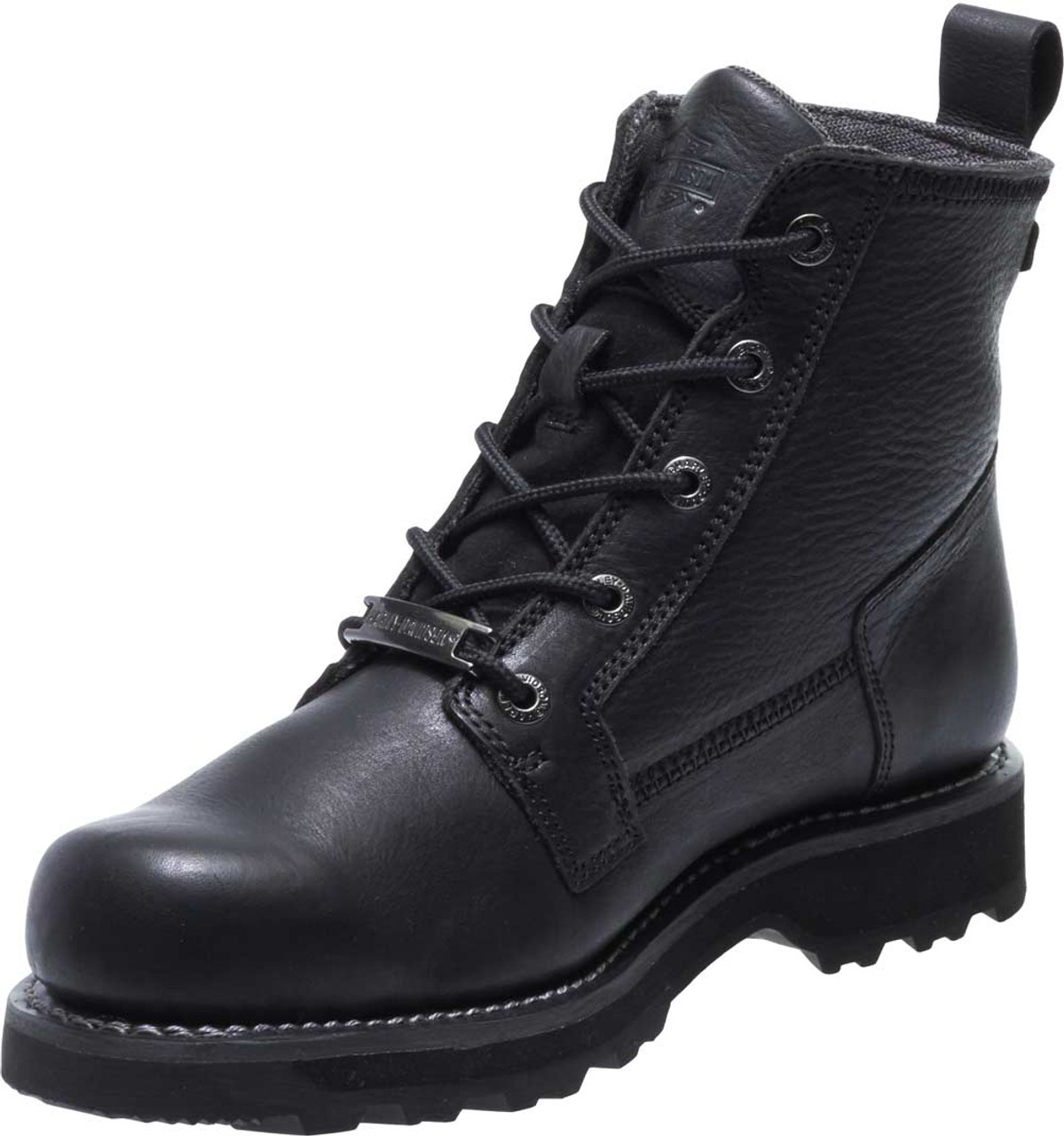 Harley-Davidson® Men's Griggs 5.5-Inch Black Leather Motorcycle Boots ...