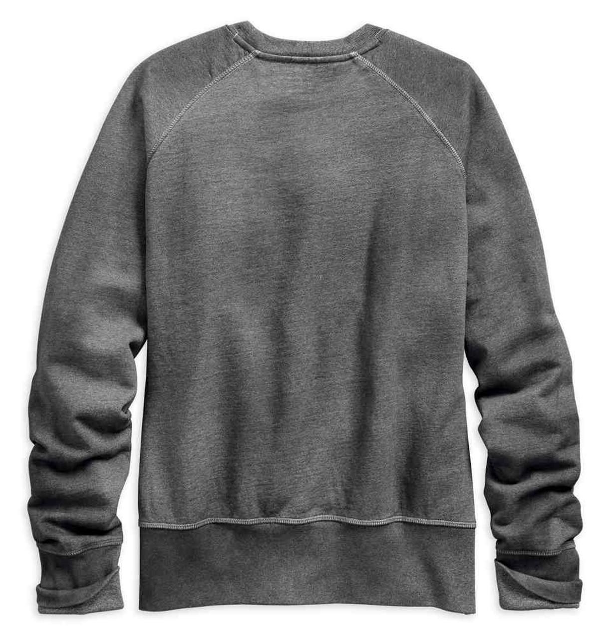 Harley Davidson Women S Felt Letter Pullover Sweatshirt Gray 96367 19vw Wisconsin Harley Davidson