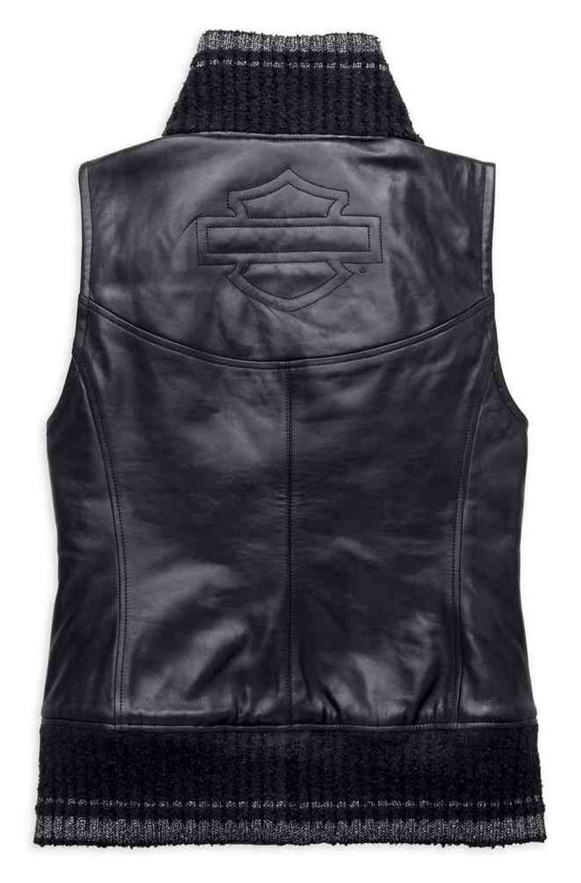 Harley-Davidson® Women's Fawnridge Leather Vest w/ Satin Lining 97029 ...