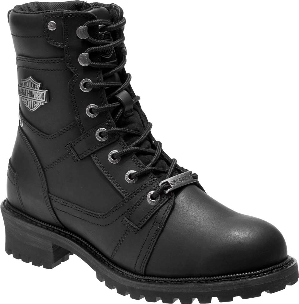 Harley-Davidson® Men's Haines Black or Brown Motorcycle Boots