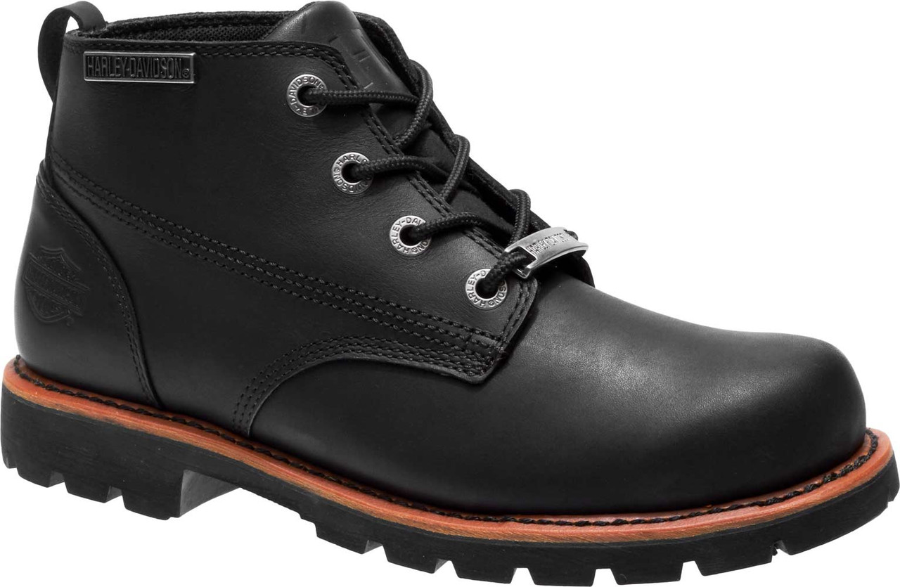 Harley-Davidson® Men's Broxton 4.5-Inch Black Leather Chukka Boots